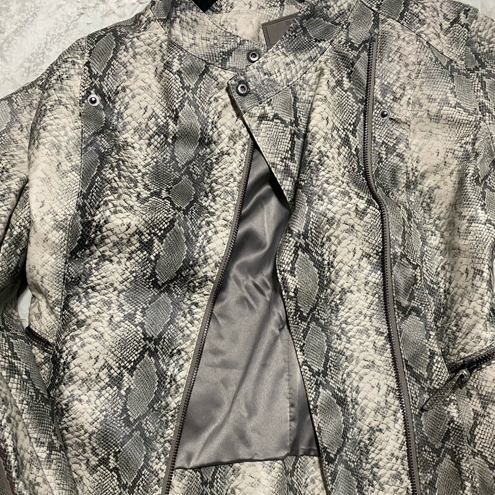 Faux leather jacket